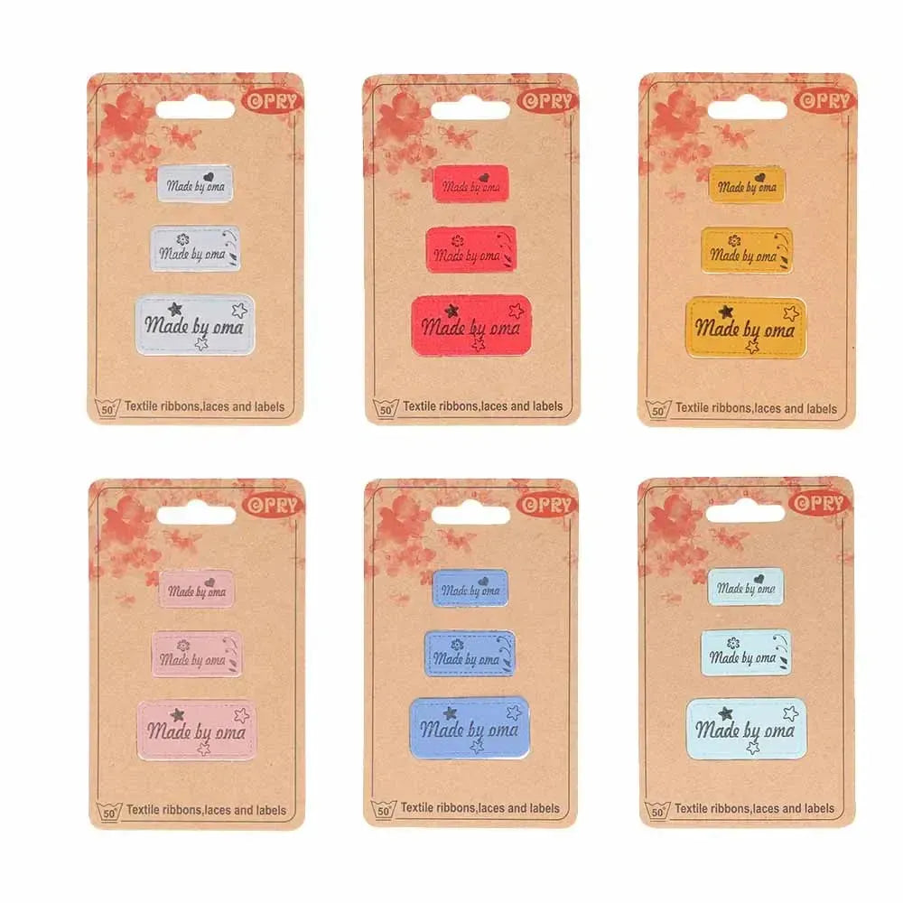 Leren Labels - Made by oma-Fournituren.nl