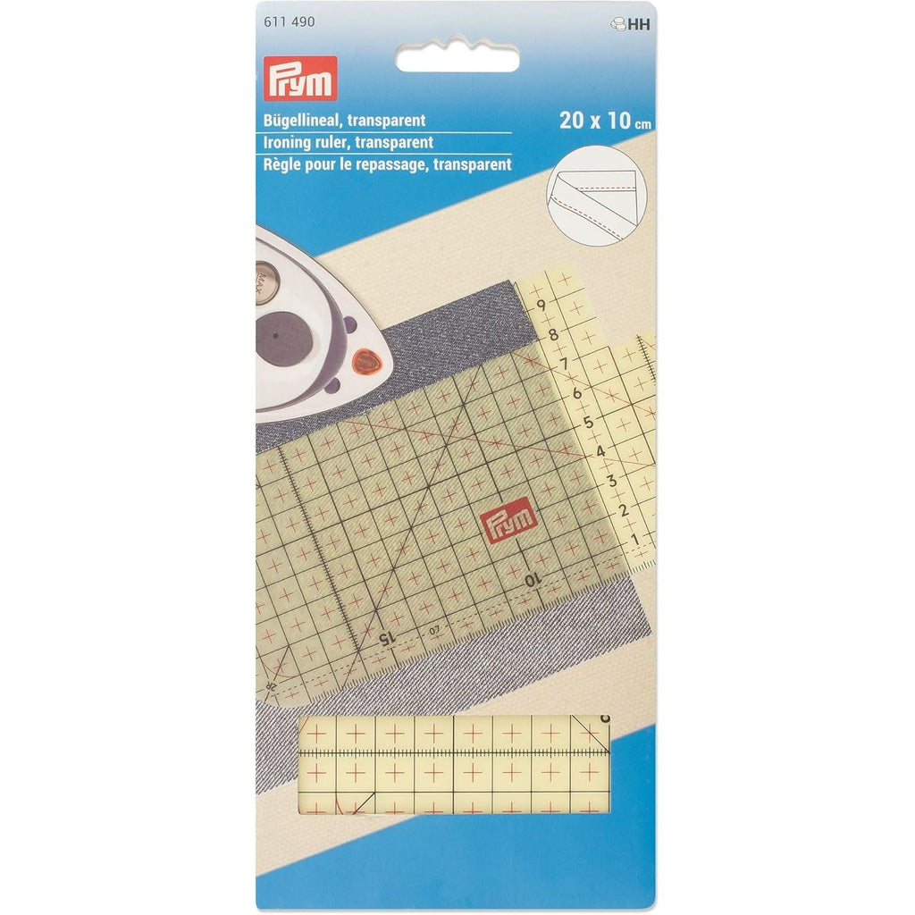Prym Strijkliniaal Transparant (Nieuw!)-Fournituren.nl