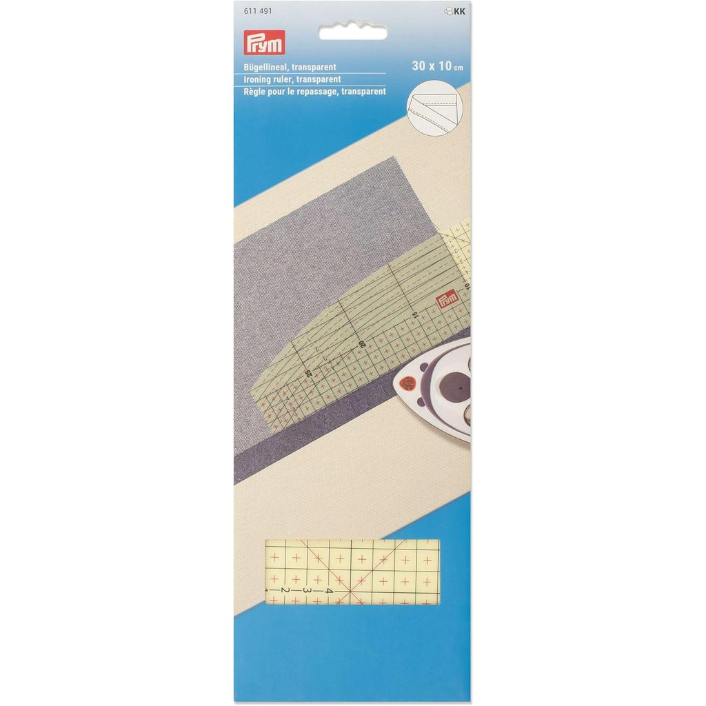 Prym Strijkliniaal Transparant (Nieuw!)-Fournituren.nl