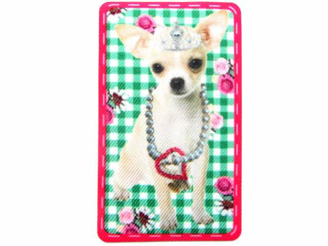 Applicatie full color chiwawa met ketting-Fournituren.nl