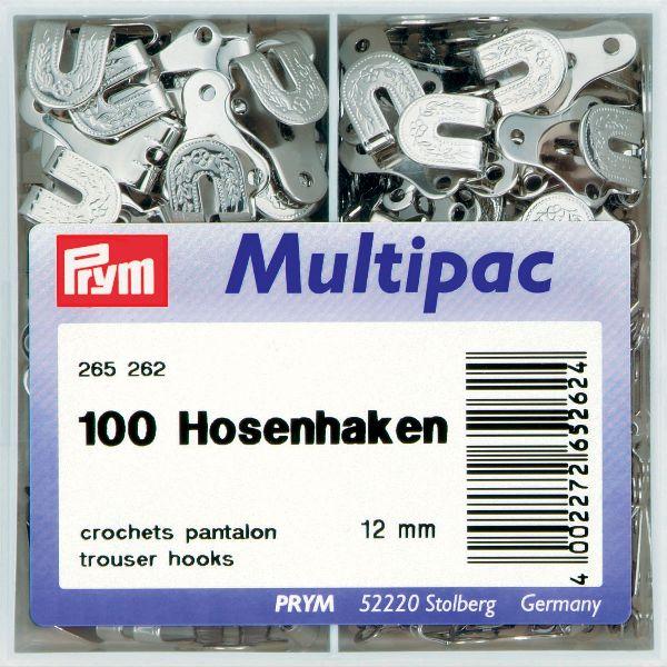 Multipac Prym Broekhaken - 12mm - Zilver-Fournituren.nl