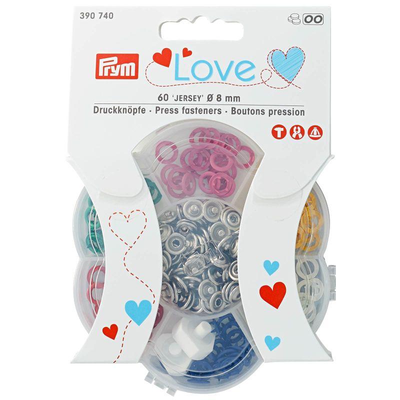 Prym Love Jersey Drukknopen - 60 stuks-Fournituren.nl