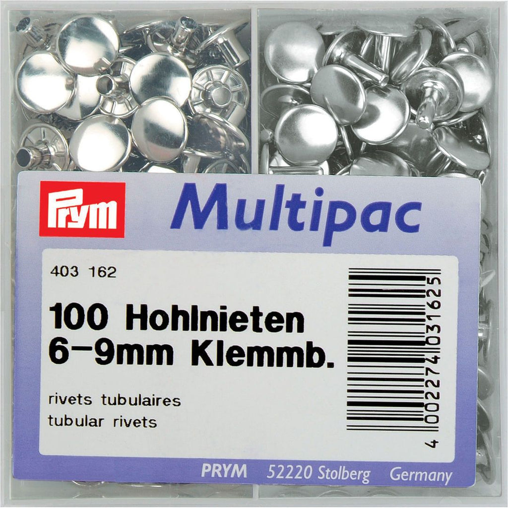 Prym Multipac Holle Nieten - 6-9mm - Zilver-Fournituren.nl