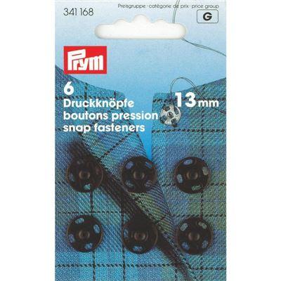 Prym naaibare drukkers 13mm-zwart-Fournituren.nl