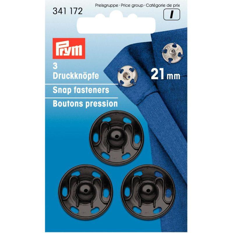 Prym opnaaibare drukkers-zwart-21mm-Fournituren.nl